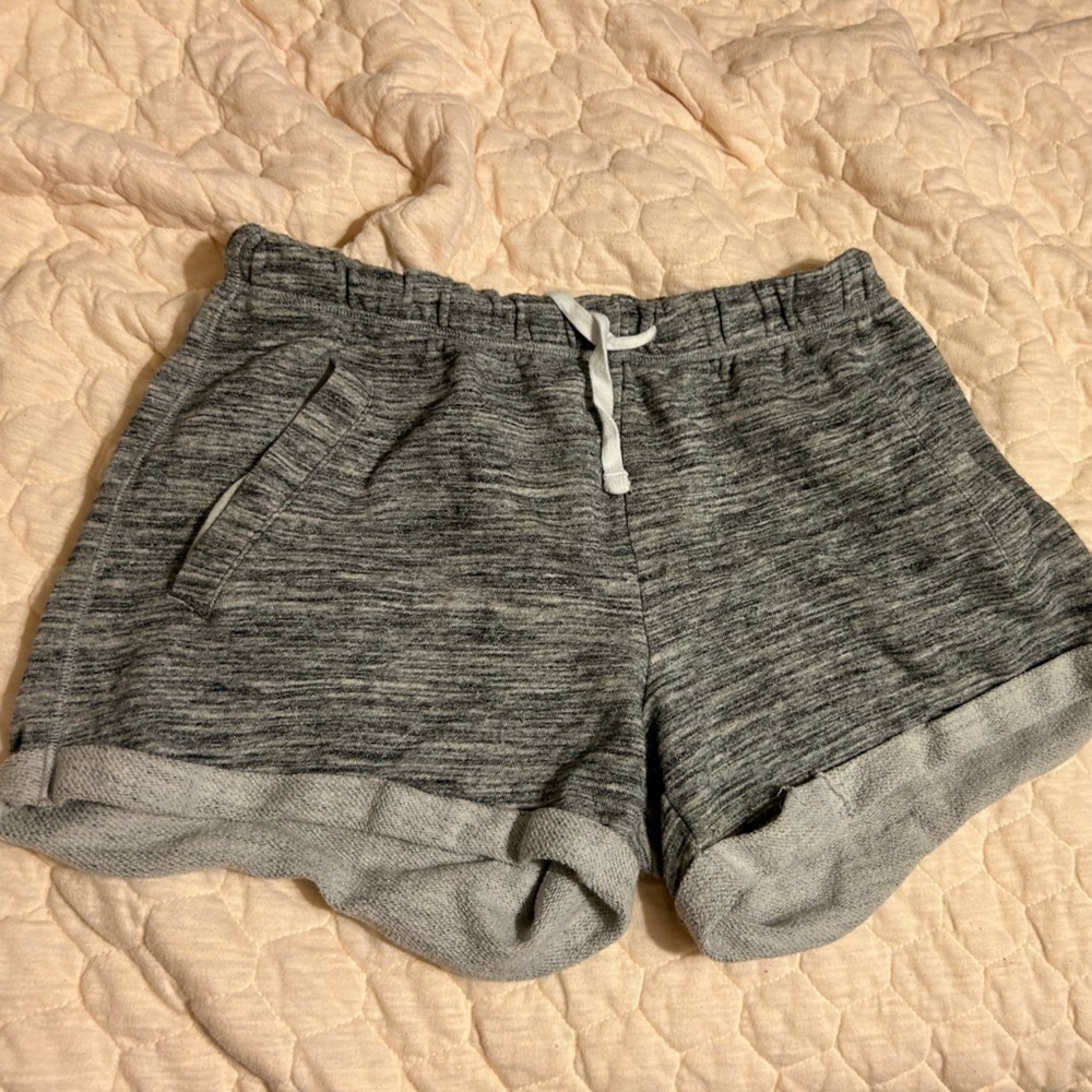 Grey VS Pink draw string shorts